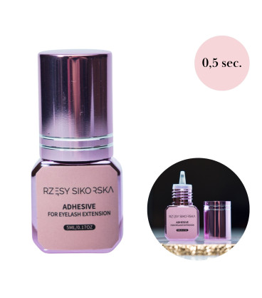 Klej do rzęs 0,5s 5ml - Bardzo szybki - Rzęsy Sikorska
