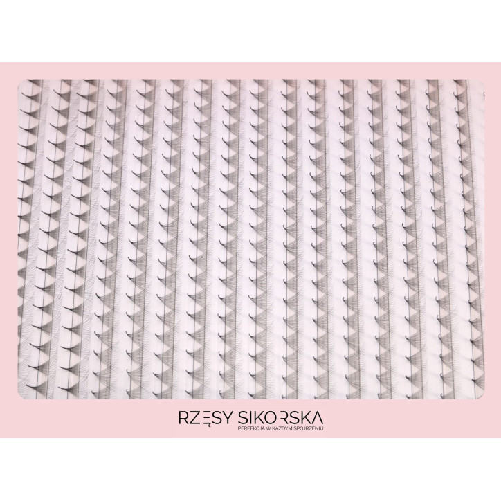 Gotowe Kępki Rzęs 12D/0,05/D (800 szt. 6-12) – Mix Palette