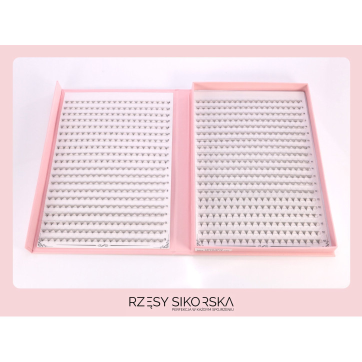 Gotowe Kępki Rzęs 12D/0,05/D (800 szt. 6-12) – Mix Palette