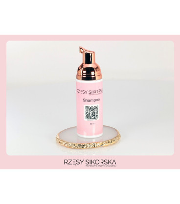 Szampon do rzęs w piance z aloesem 60ml – Rzęsy Sikorska