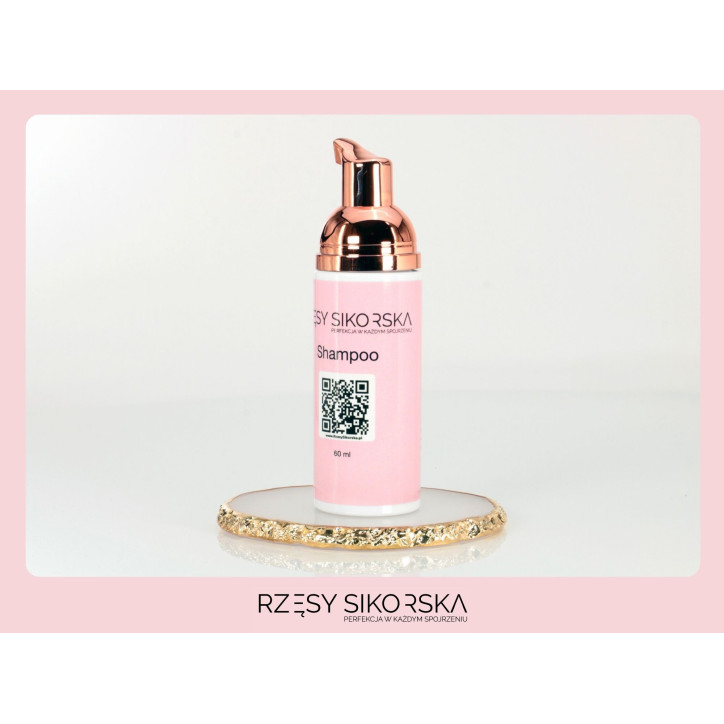 Szampon do rzęs w piance z aloesem 60ml – Rzęsy Sikorska Szampon do rzęs w piance z aloesem 60ml – Rzęsy Sikorska