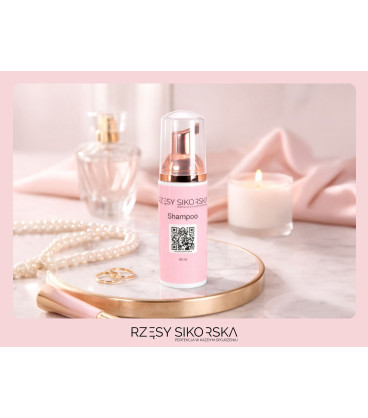 Szampon do rzęs w piance z aloesem 60ml – Rzęsy Sikorska