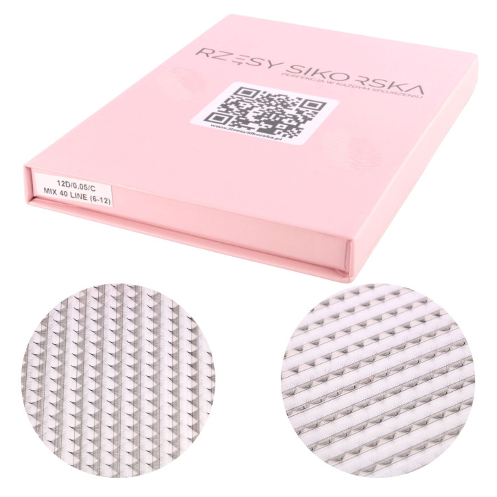Gotowe Kępki Rzęs 12D/0,05/C (800 szt. 6-12) – Mix Palette Gotowe Kępki Rzęs 12D/0,05/C (800 szt. 6-12) – Mix Palette