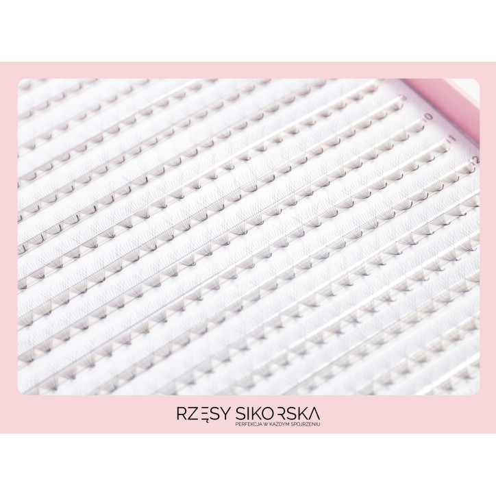Gotowe Kępki Rzęs 10D/0,05/D (1200 szt. 7-11) – Mix Palette