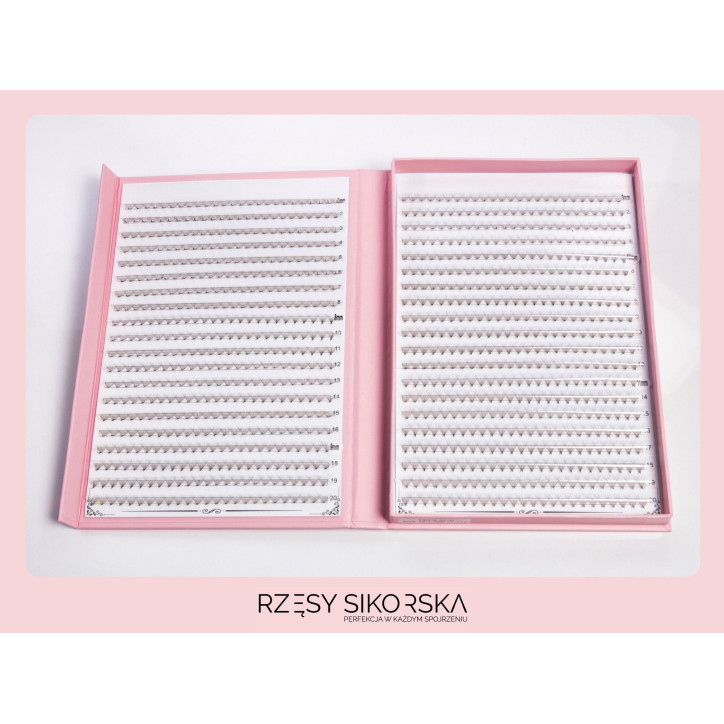 Gotowe Kępki Rzęs 10D/0,05/D (1200 szt. 7-11) – Mix Palette