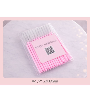 Jednorazowe szczoteczki do rzęs (spiralki) – 50 szt.