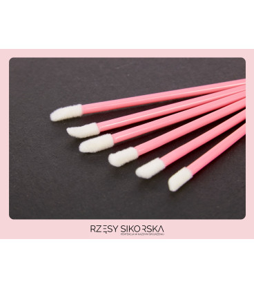 Profesjonalne aplikatory welurowe do rzęs – 50 szt.