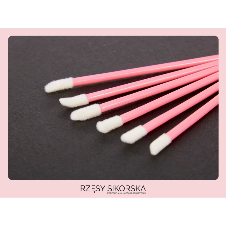 Profesjonalne aplikatory welurowe do rzęs – 50 szt.