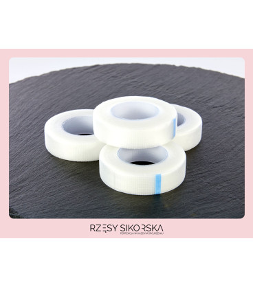 Biała Taśma PE Perforowana 1,25cm X 9m | Zestaw 4 sztuki
