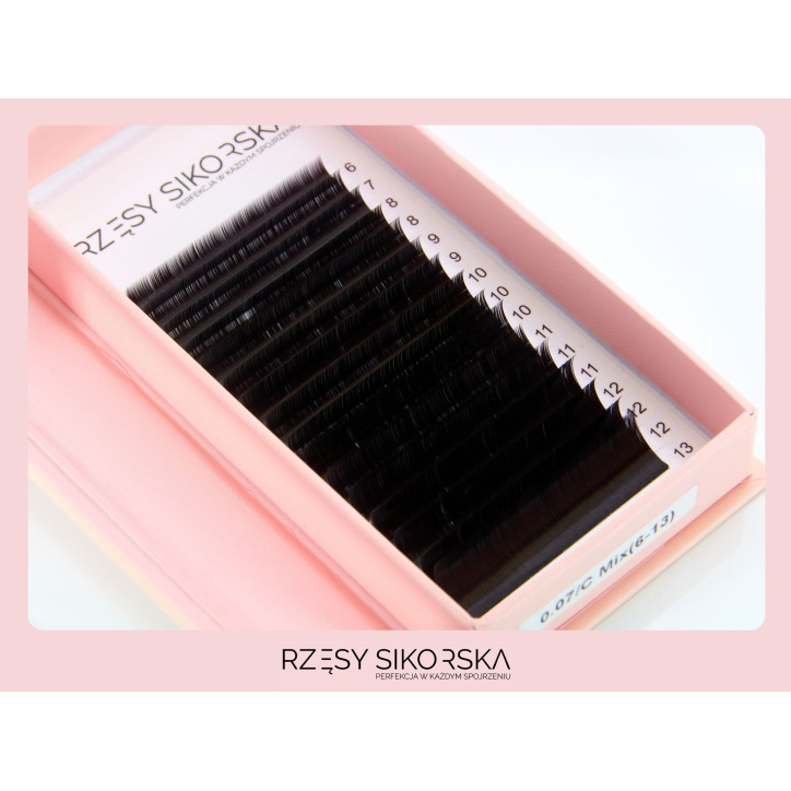 Rzęsy Sikorska Premium Black - Mix Palette Rzęsy Sikorska Premium Black - Mix Palette