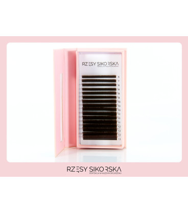 Rzęsy Sikorska Premium Dark Brown - Mix Palette
