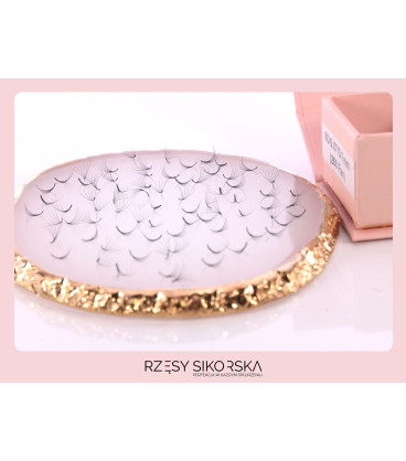 Zestaw Gotowe Kępki Rzęs 6D/0,07/D 6-14mm (2250 szt.)