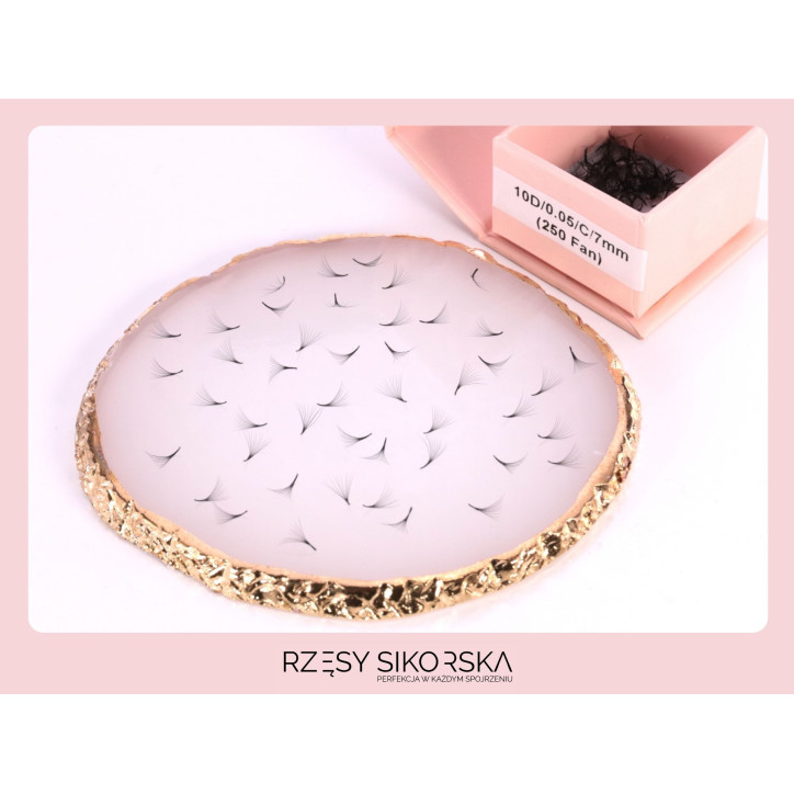 Zestaw Gotowe Kępki Rzęs 10D/0,05/C 6-14mm (2250 szt.)