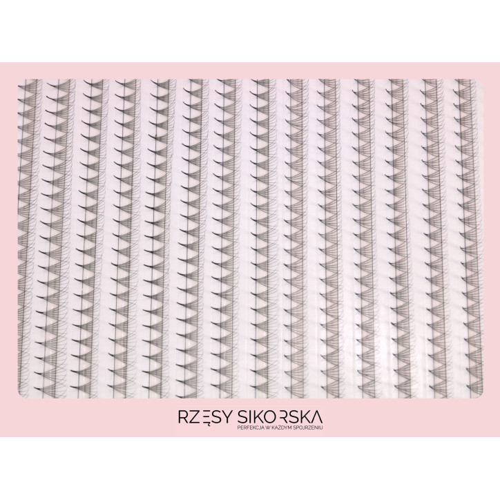 Gotowe Kępki Rzęs 6D/0,07/D (1200 szt. 6-13) – Mix Palette