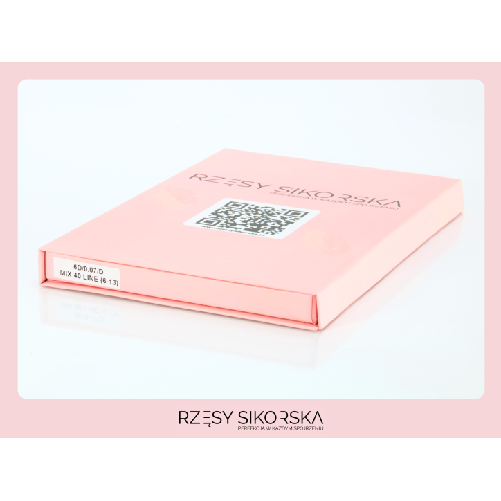 Gotowe Kępki Rzęs 6D/0,07/D (1200 szt. 6-13) – Mix Palette