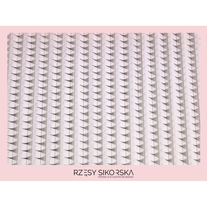 Gotowe Kępki Rzęs 10D/0,05/C (1200 szt. 6-12) – Mix Palette