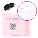 Rzęsy Sikorska - Gotowe Kępki Rzęs 3D/0,07 (1000 szt.) Black – Single Box