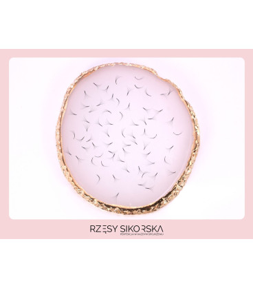 Rzęsy Sikorska - Gotowe Kępki Rzęs 5D/0,07 (1000 szt.) Black – Single Box