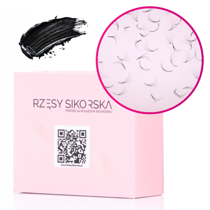 Gotowe Kępki Rzęs 5D/0,07 (1000 szt.) Black – Single Box