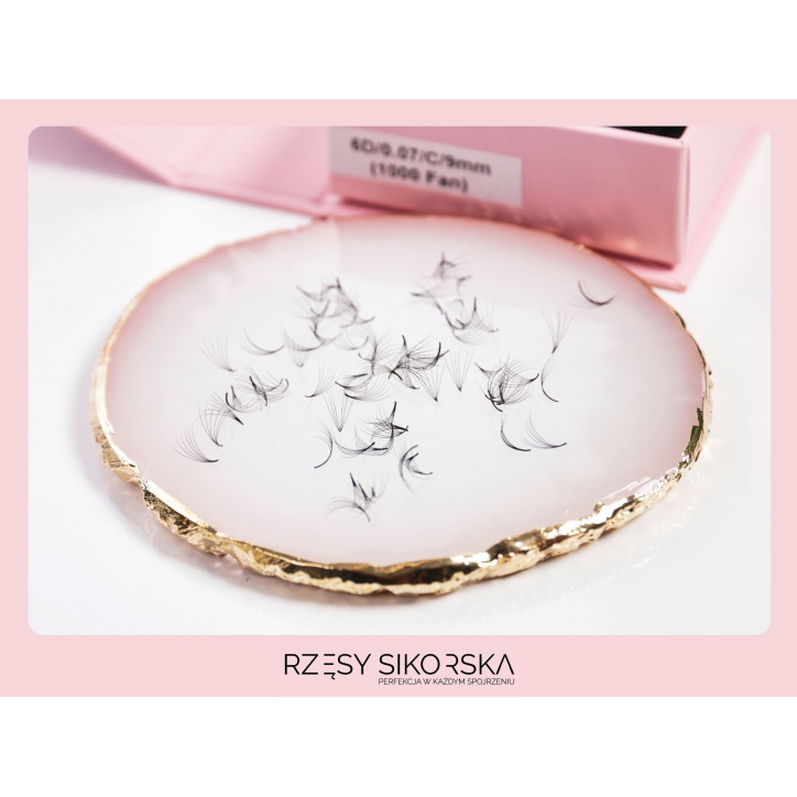 Gotowe Kępki Rzęs 6D/0,07 (1000 szt.) Black – Single Box