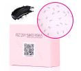Rzęsy Sikorska - Gotowe Kępki Rzęs 6D/0,07 (1000 szt.) Black – Single Box