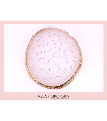 Rzęsy Sikorska - Gotowe Kępki Rzęs 5D/0,07 (250 szt.) Black – Small Single Box