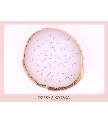 Rzęsy Sikorska - Gotowe Kępki Rzęs 5D/0,07 (250 szt.) Black – Small Single Box