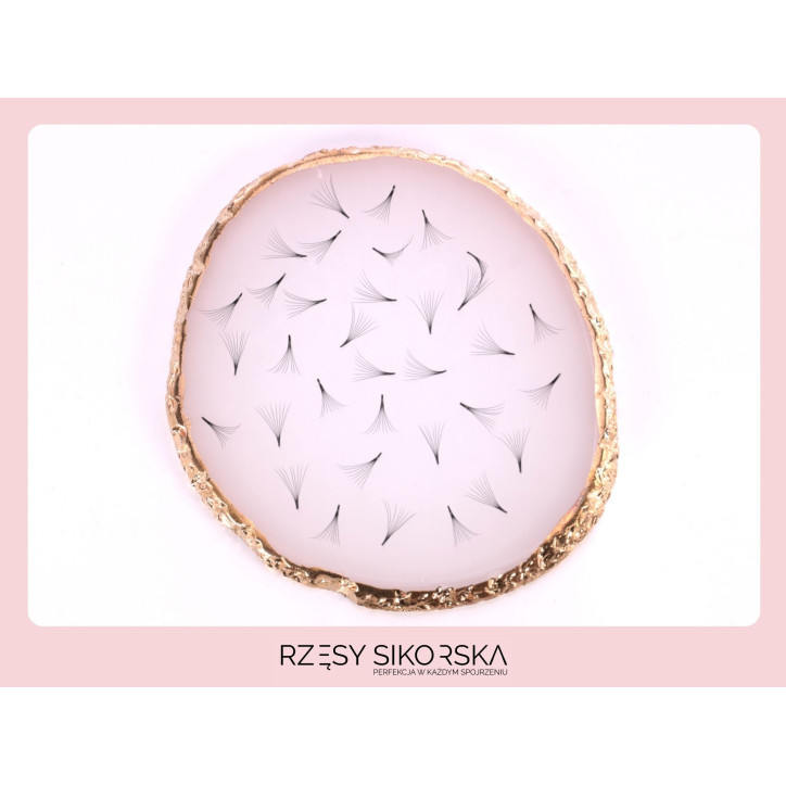 Gotowe Kępki Rzęs 8D/0,07 (250 szt.) Black – Small Single Box