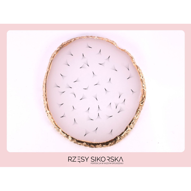 Gotowe Kępki Rzęs 8D/0,07 (250 szt.) Black – Small Single Box