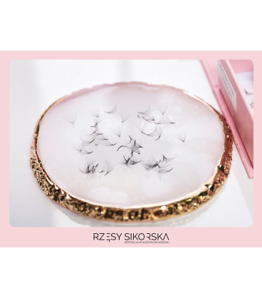 Rzęsy Sikorska - Gotowe Kępki Rzęs 8D/0,05 (250 szt.) Black – Small Single Box