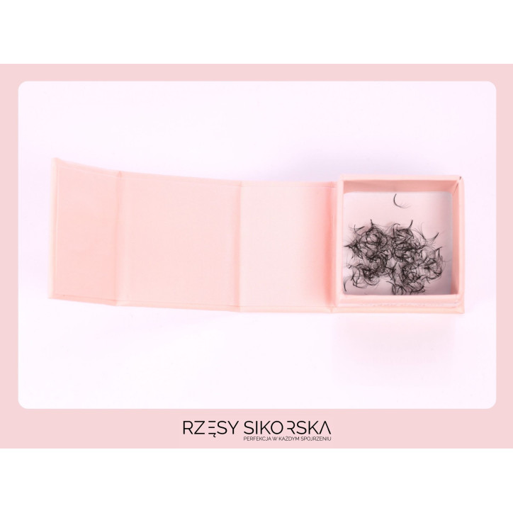 Gotowe Kępki Rzęs 12D/0,05 (250 szt.) Black – Small Single Box
