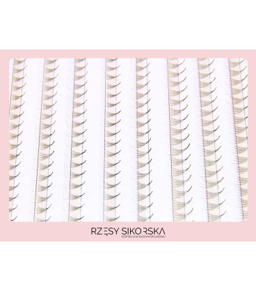 Gotowe Kępki Rzęs 4D/0,07 (1200 szt. 6-13) Black – Mix Palette