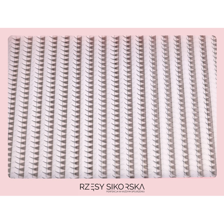 Gotowe Kępki Rzęs 5D/0,07 (1200 szt. 6-13) Black – Mix Palette