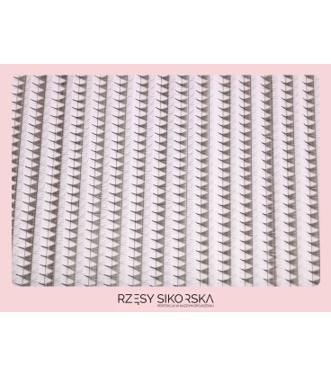 Gotowe Kępki Rzęs 6D/0,07 (1200 szt. 6-13) Black – Mix Palette