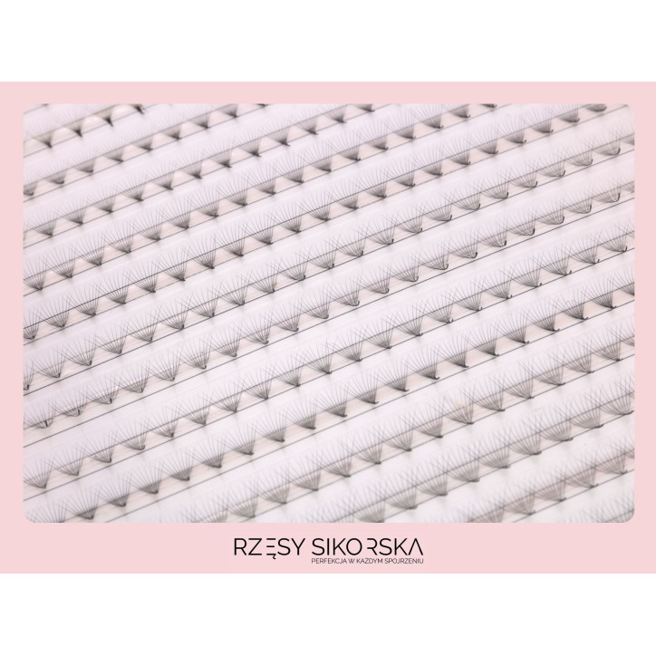 Gotowe Kępki Rzęs 10D/0,05 (1200 szt. 6-13) Black – Mix Palette Gotowe Kępki Rzęs 10D/0,05 (1200 szt. 6-13) Black – Mix Palette