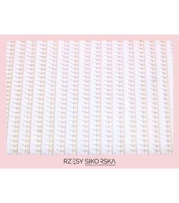 Gotowe Kępki Rzęs 3D/0,07 (1200 szt. 6-13) Dark Brown – Mix Palette