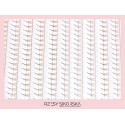 Gotowe Kępki Rzęs 5D/0,07 (1200 szt. 6-13) Dark Brown – Mix Palette