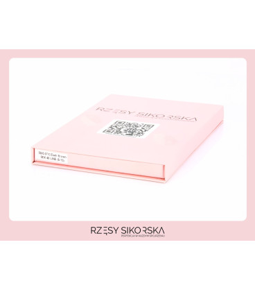 Rzęsy Sikorska - Gotowe Kępki Rzęs 5D/0,07 (1200 szt. 6-13) Dark Brown – Mix Palette