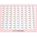 Gotowe Kępki Rzęs 12D/0,05 (800 szt. 6-13) Dark Brown – Mix Palette