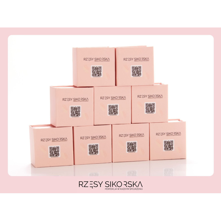 Gotowe Kępki Rzęs 3D/0,07 6-14mm (2250 szt.) Black - Zestaw