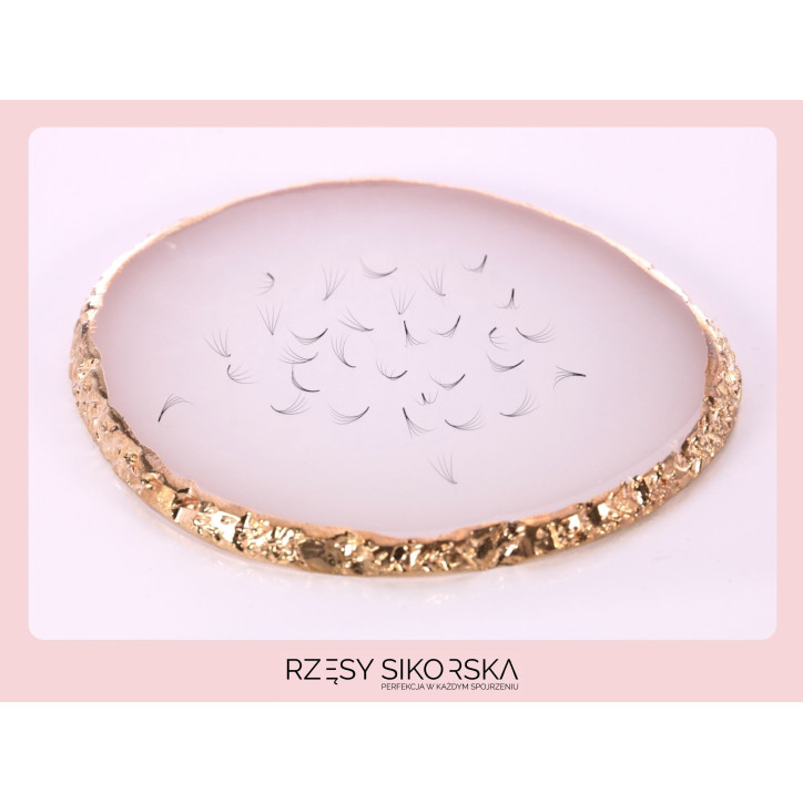 Gotowe Kępki Rzęs 4D/0,07 6-14mm (2250 szt.) Black - Zestaw