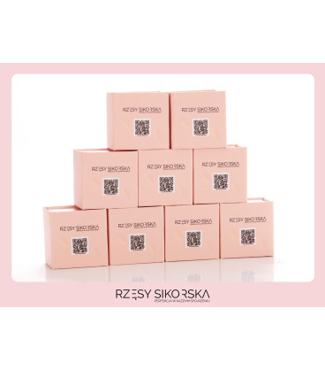 Rzęsy Sikorska - Gotowe Kępki Rzęs 5D/0,07 6-14mm (2250 szt.) Black - Zestaw