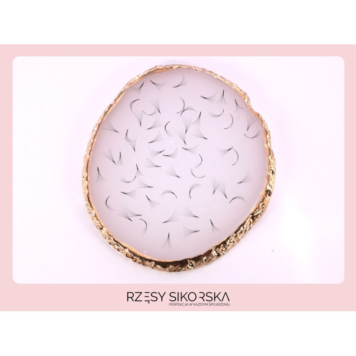 Gotowe Kępki Rzęs 6D/0,07 6-14mm (2250 szt.) Black - Zestaw