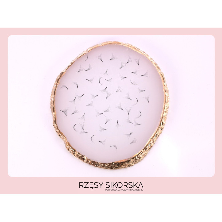 Gotowe Kępki Rzęs 6D/0,07 6-14mm (2250 szt.) Black - Zestaw