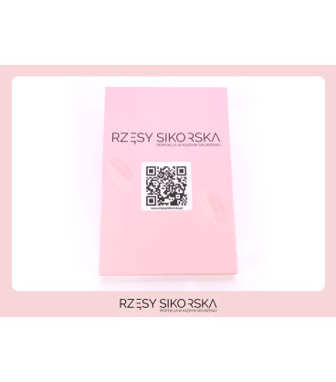 Rzęsy Sikorska - Gotowe Wąskie Kępki Rzęs 6D/0,07 (1800 szt. 6-12) Black – Mix Palette