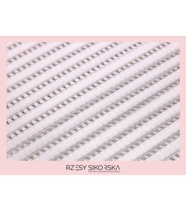 Rzęsy Sikorska - Gotowe Wąskie Kępki Rzęs 8D/0,05 (1440 szt. 6-12) Black – Mix Palette