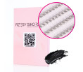 Rzęsy Sikorska - Gotowe Wąskie Kępki Rzęs 8D/0,05 (1440 szt. 6-12) Black – Mix Palette