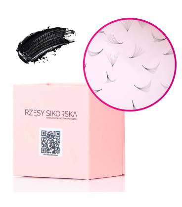 Gotowe Kępki Rzęs 10D/0,05/D (250 szt.) – Small Single Box