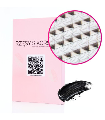 Gotowe Kępki Rzęs 10D/0,05/D (1200 szt. 6-12) – Mix Palette