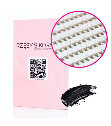 Gotowe Kępki Rzęs 6D/0,07/D (1200 szt. 6-13) – Mix Palette
